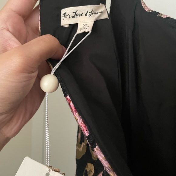 For Love and Lemons Tapestry Brocade Mini Dress NWT - Picture 5 of 5